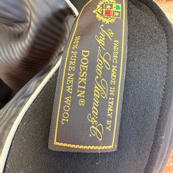 Loro Piana Jane Post $1250 wool double coat LW-084 WOMENS medium NWT - Picture 6 of 10